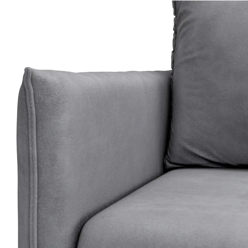 ЛУЧШИЙ ДРУГ Диван прямой светло-серый ЛУЧШИЙ ДРУГ Диван прямой светло-серый