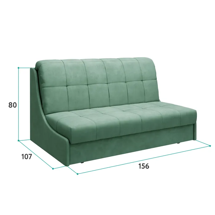 ТОКИО Складная кровать мятная, 146 ППУ