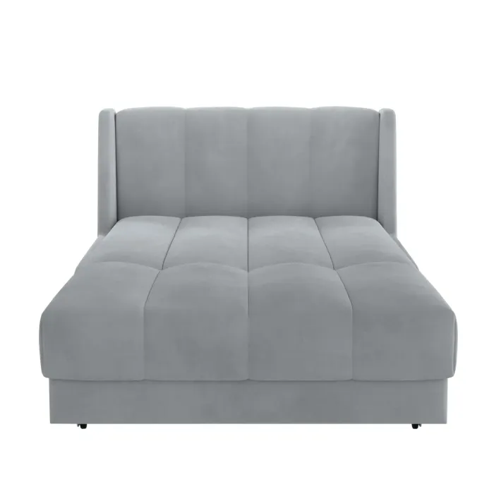 ВЕНЕЦИЯ Складная кровать светло-серая, 125