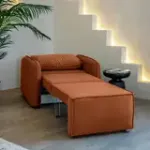 ПОРТЛЕНД Кресло-кровать терракотовое