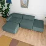 РАЙСКИЙ УГОЛОК Диван угловой изумрудный