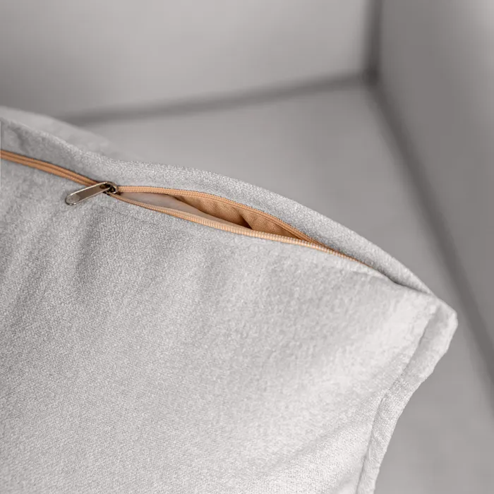 ПОРТЛЕНД Диван прямой светло-серый, букле