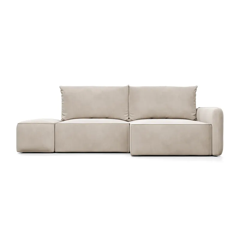 ПОРТЛЕНД Диван угловой с банкеткой светло-бежевый ПОРТЛЕНД Диван угловой с банкеткой светло-бежевый