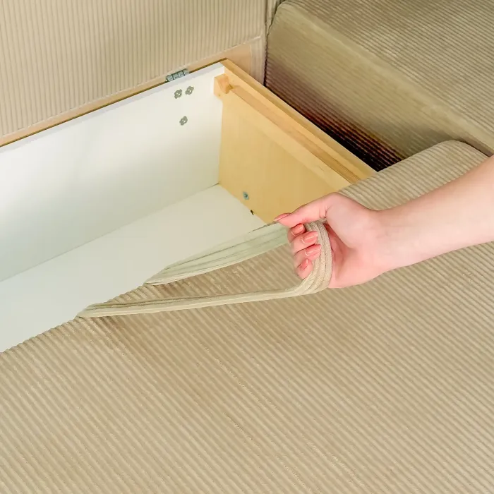 Корсо Лайт Диван прямой Cilium Cream