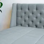 РИЧМОНД Складная кровать светло-серая, 145