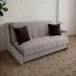 ВЕНЕЦИЯ Складная кровать серо-бежевая, 160