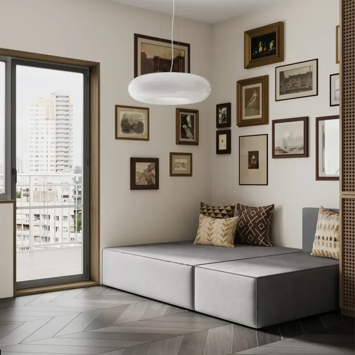 КОРСО ЛАЙТ Диван угловой, серый