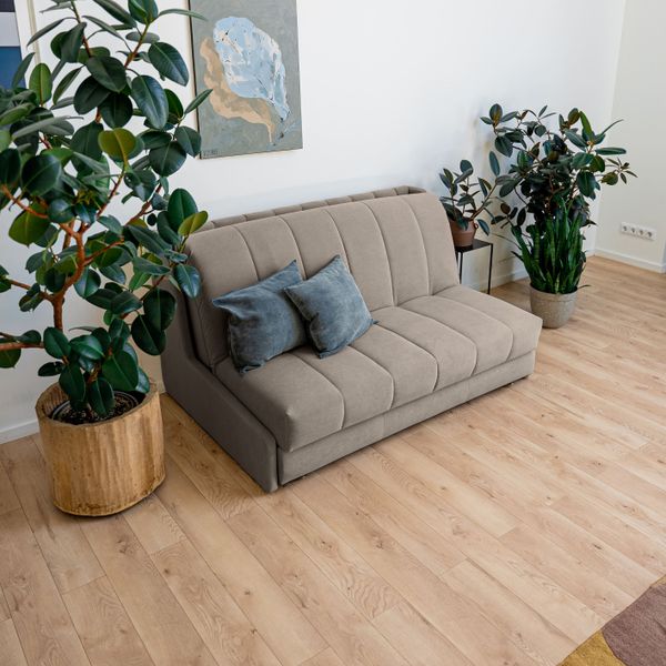 ВЕНЕЦИЯ Складная кровать серо-бежевая, 160