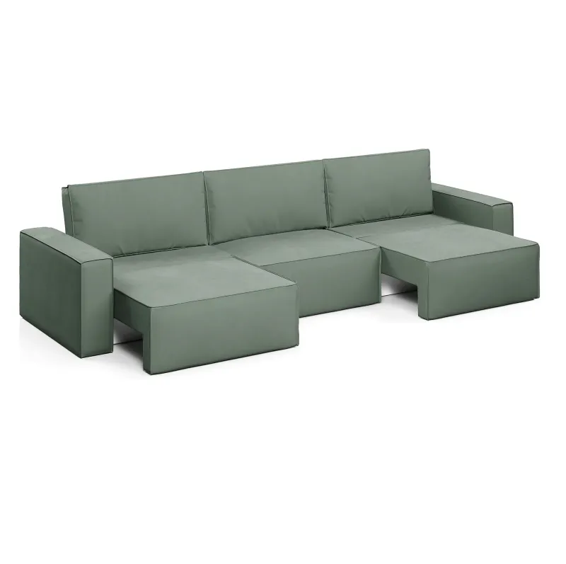 КОРСО XL Диван тканевый прямой темно-зеленый КОРСО XL Диван тканевый прямой темно-зеленый