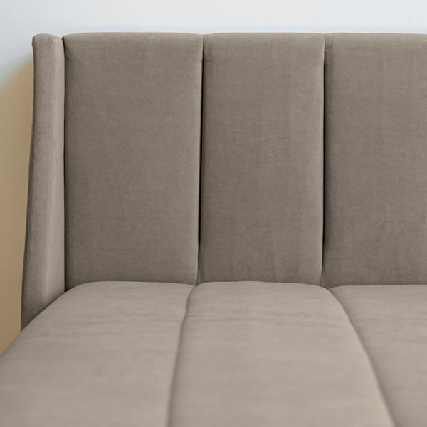 ВЕНЕЦИЯ Складная кровать серо-бежевая, 200