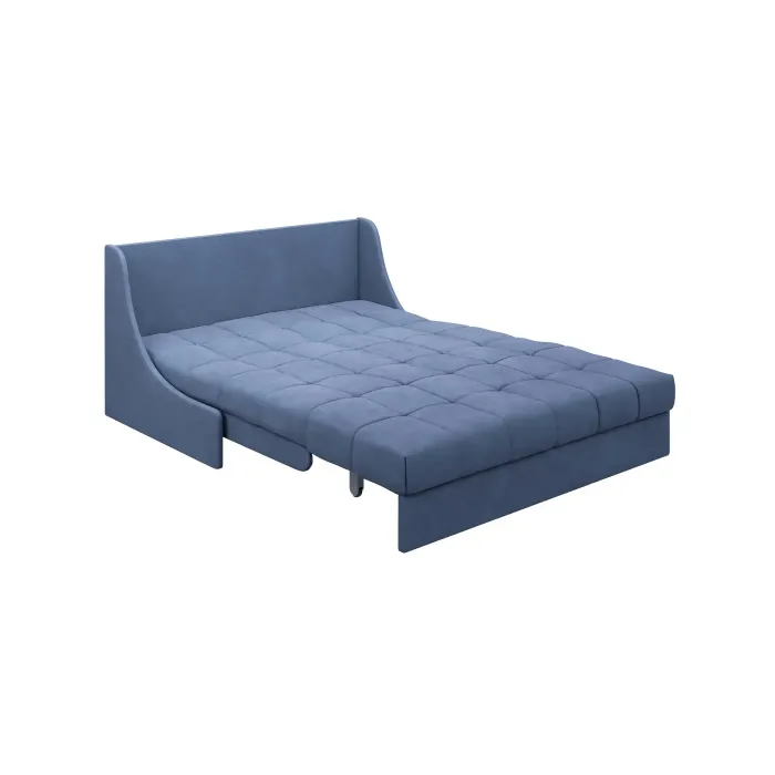 ТОКИО Складная кровать серо-синяя, 146 ППУ
