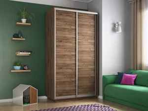 Хит Элемент Шкаф-купе двухдверный, 120х220, Золотистый