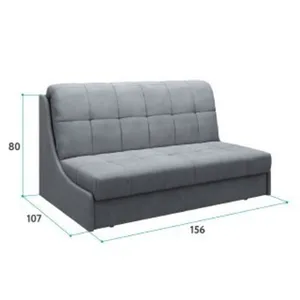 ТОКИО Складная кровать светло-серая, 146 ППУ