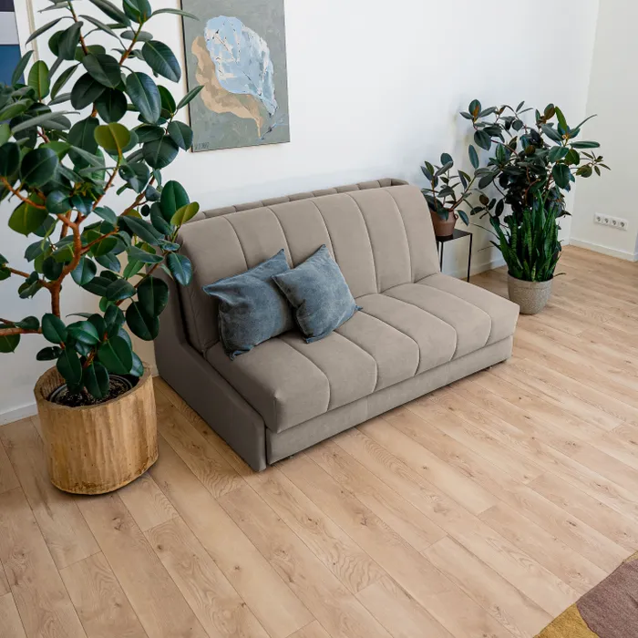 ВЕНЕЦИЯ Складная кровать серо-бежевая, 145