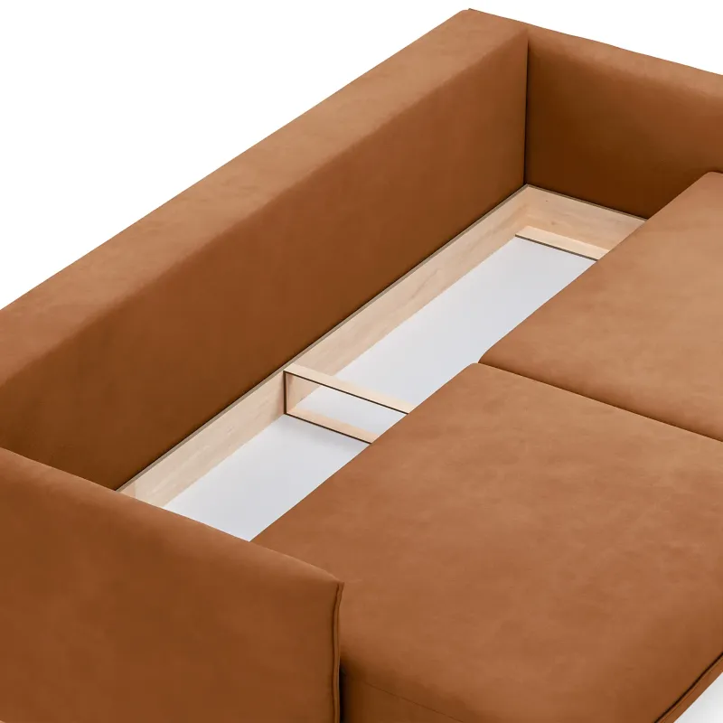 СКАНДИ Диван тканевый прямой терракотовый СКАНДИ Диван тканевый прямой терракотовый