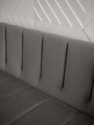 ВЕНЕЦИЯ Кровать-диван прямой серый, 145
