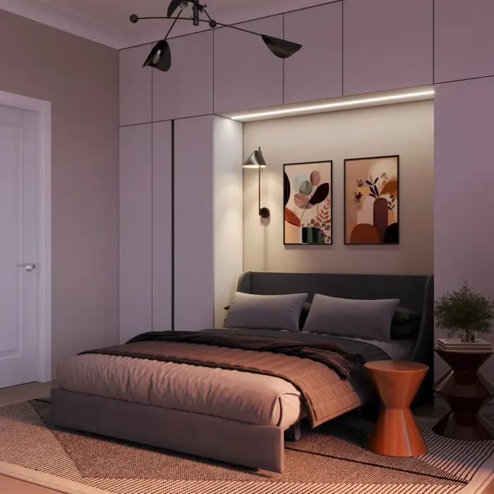 ТОКИО Складная кровать светло-серая, 146 ППУ