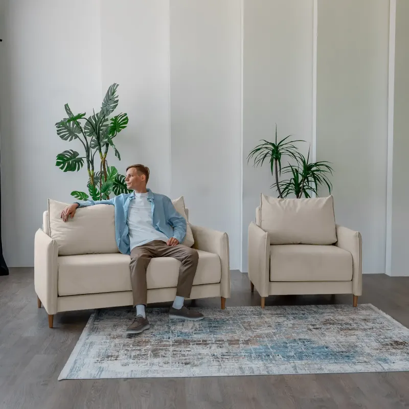 ЛУЧШИЙ ДРУГ 150 Диван прямой бежевый ЛУЧШИЙ ДРУГ 150 Диван прямой бежевый