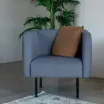 РИО Кресло тканевое синее