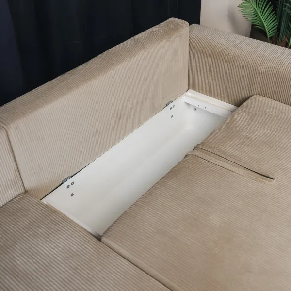 ДОЛГОЖДАННЫЙ ОТПУСК Диван угловой, бежевый