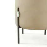 Маленькая радость Пуф круглый на ножках, бежевый