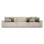 КОРСО XL Диван тканевый прямой бежевый