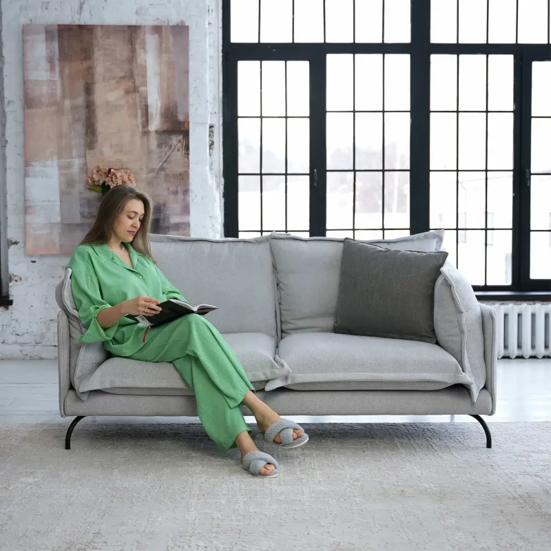 Облако комфорта Диван прямой, галечный серый