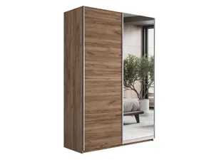 Прайм Шкаф-купе двухдверный с зеркалом, 120х230, Золотистый
