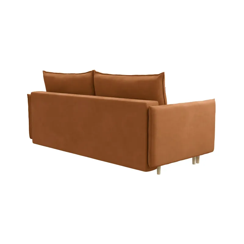 СКАНДИ Диван тканевый прямой терракотовый СКАНДИ Диван тканевый прямой терракотовый