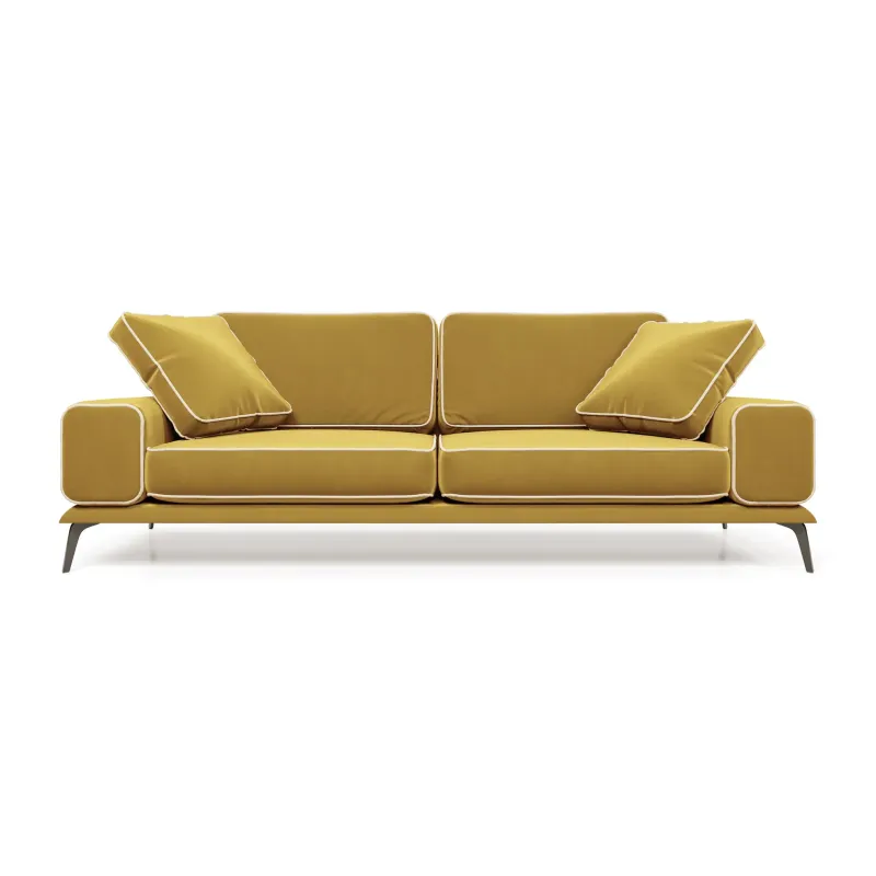 Солнечное побережье Диван прямой, медово-желтый