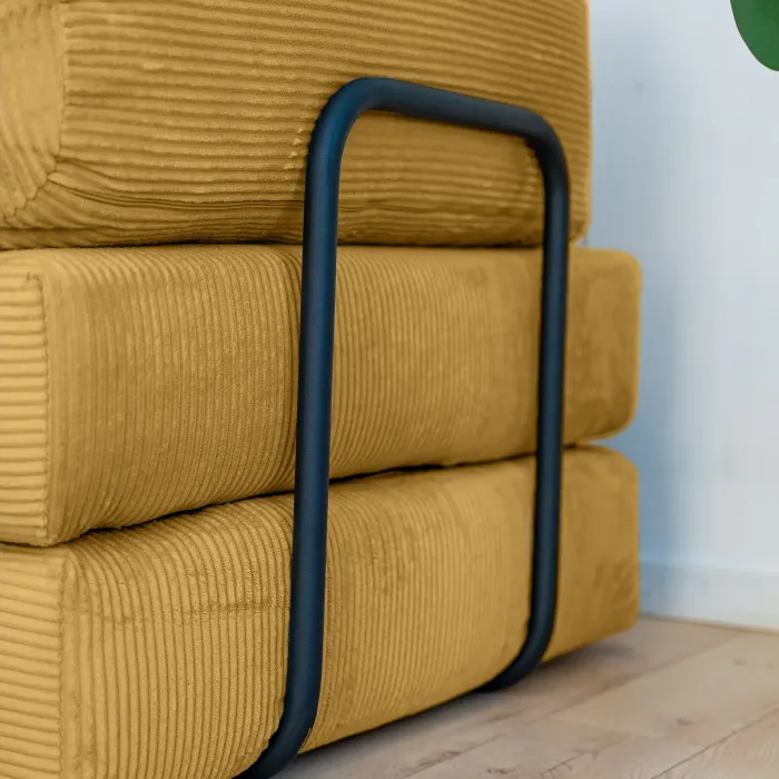 ПОЛЕЗНАЯ ПРИВЫЧКА Диван прямой, горчичный