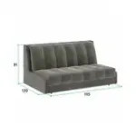 ВЕНЕЦИЯ Складная кровать светло-бежевая, 185