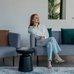 РИО Диван прямой синий