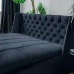 РИЧМОНД Складная кровать темно-синяя, 185