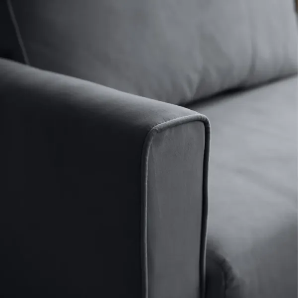 РИМИНИ Диван прямой светло-серый