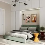 ТОКИО Складная кровать мятная, 160 ППУ