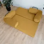 ПОЛЕЗНАЯ ПРИВЫЧКА Диван прямой, горчичный