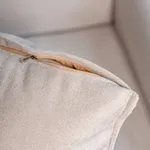 ПОРТЛЕНД Диван прямой светло-бежевый, букле