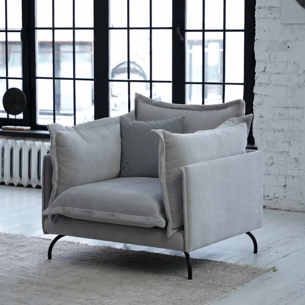 Облако комфорта Кресло, галечный серый