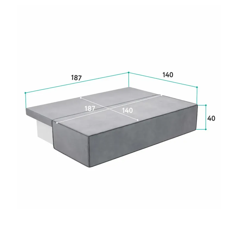 КОРСО ЛАЙТ Диван прямой терракотовый