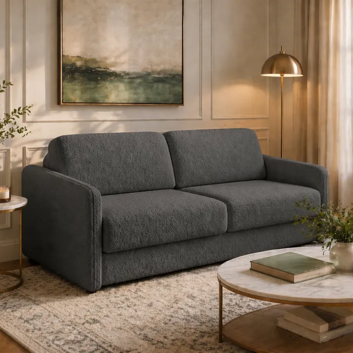 ПРОСТОЕ СЧАСТЬЕ Диван прямой графитовый