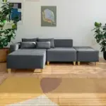 РАЙСКИЙ УГОЛОК Диван угловой графитовый