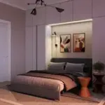 ТОКИО Складная кровать светло-серая, 146 ППУ