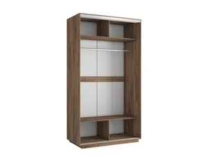 Хит Экспенс Шкаф-купе двухдверный с 2 зеркалами, 120х220, Золотистый
