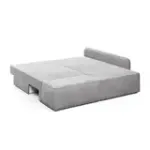 ПОРТЛЕНД Диван угловой с банкеткой светло-серый