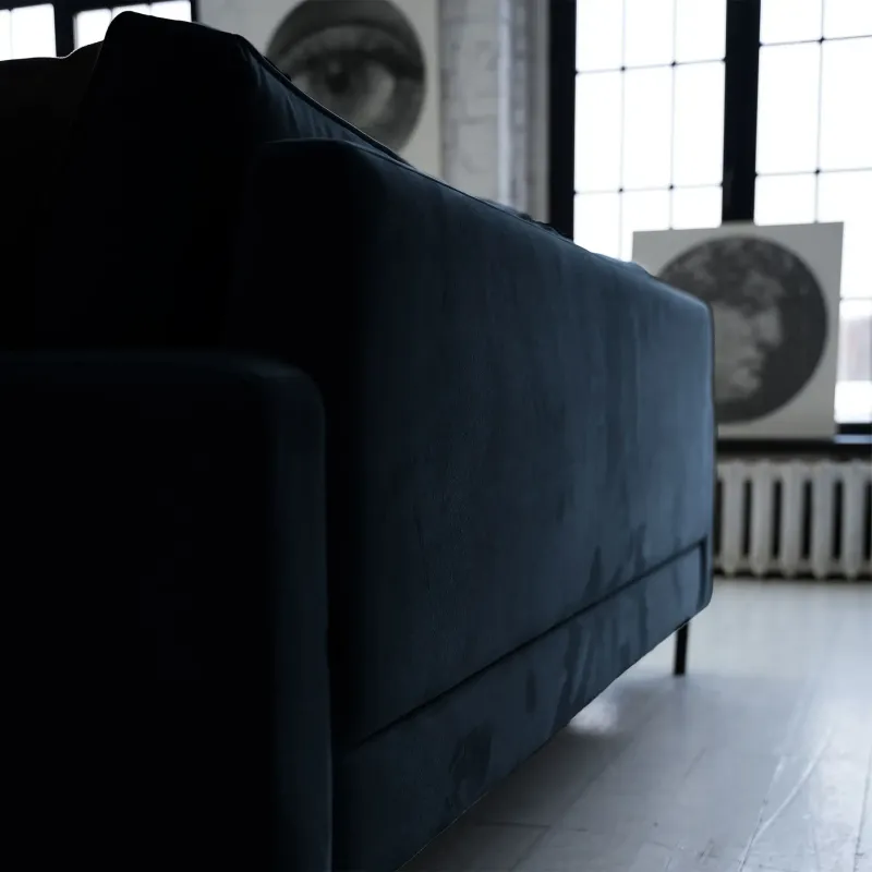 Хорошее настроение Диван прямой, сапфировый