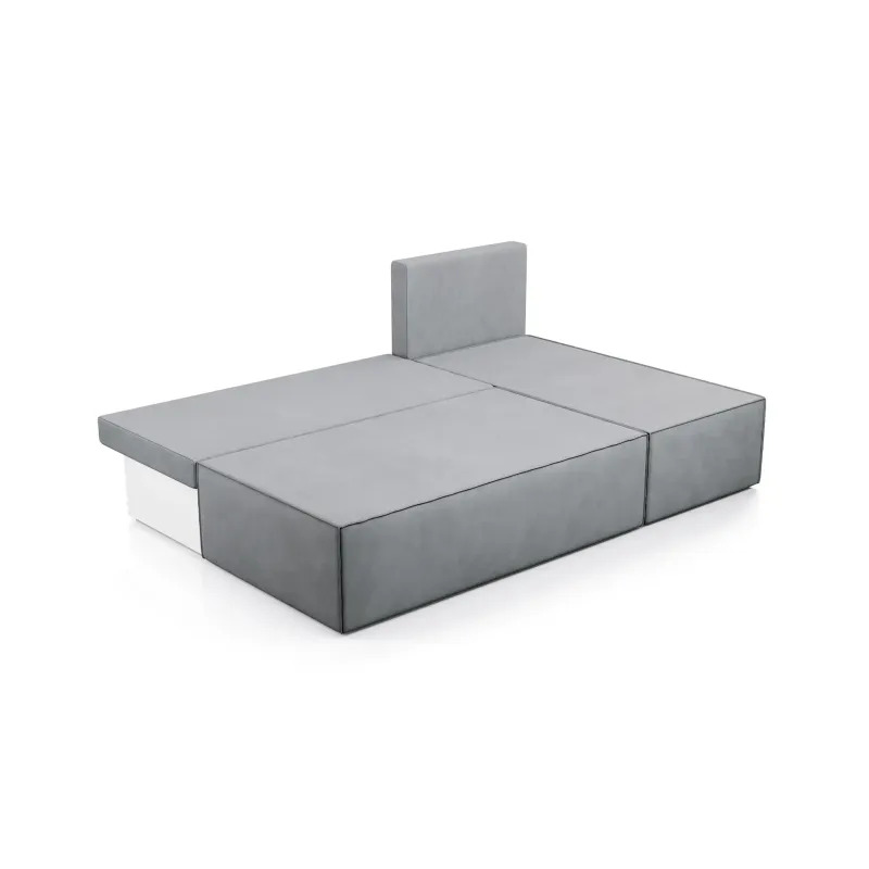 КОРСО ЛАЙТ Диван угловой, серый