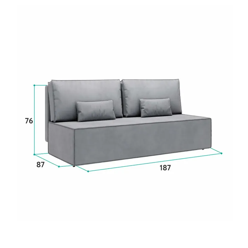 КОРСО ЛАЙТ Диван прямой терракотовый