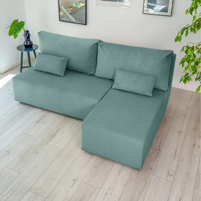 Корсо Лайт Диван угловой Cilium изумрудный