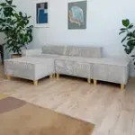 РАЙСКИЙ УГОЛОК Диван угловой серый, с Crash-эффектом